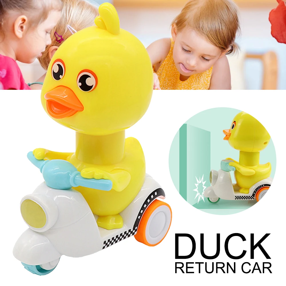 New Cute Return Car Busy Little Yellow Duck Toy Car Children Car Wheel Boy Mini Model Toy Birthday Gift Friction motorcycle Toys
New Cute Return Car Busy Little Yellow Duck Toy Car Children Car Wheel Boy Mini Model Toy Birthday Gift Friction motorcycle Toys