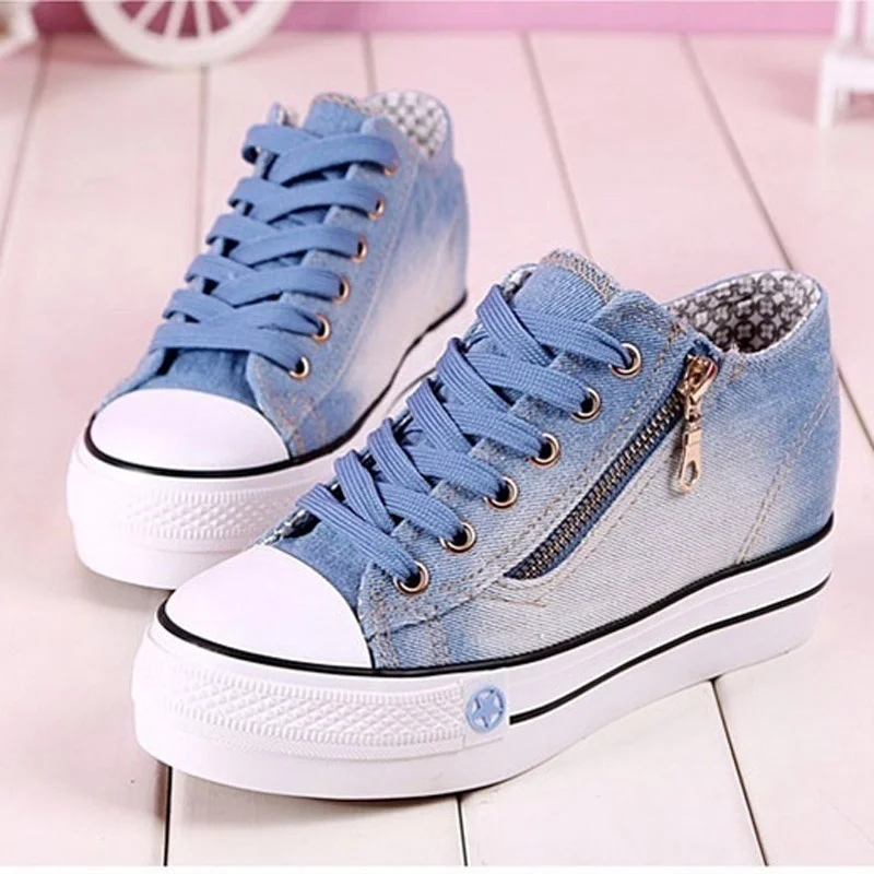 2021 Women Shoes Side Zipper Denim Women Casual Shoes Plus Size Women Autumn Shoes Women Shoes Platform Sneakers Platform Shoes
2021 Women Shoes Side Zipper Denim Women Casual Shoes Plus Size Women Autumn Shoes Women Shoes Platform Sneakers Platform Shoes