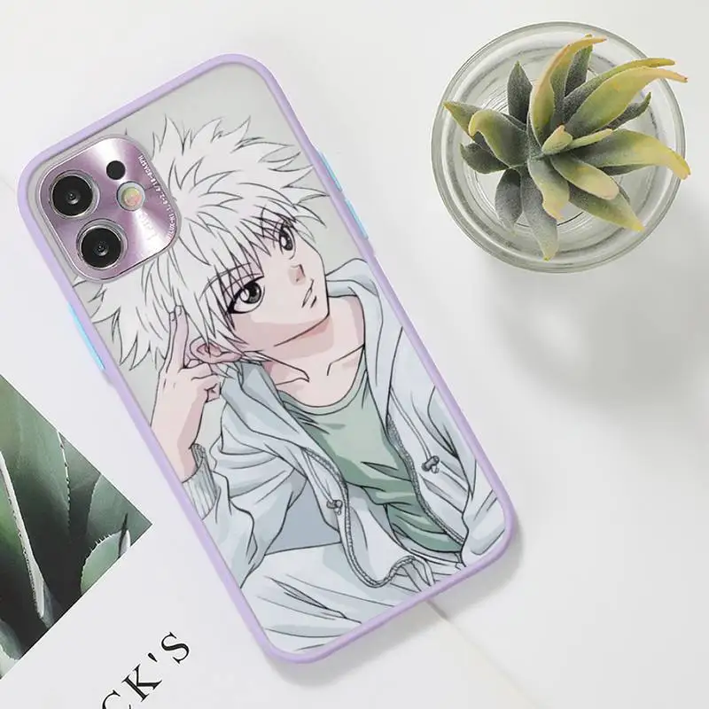 Hunter X hunter Phone Case For iPhone 12 11 Mini Pro XR XS Max 7 8 Plus X Matte transparent Purple Back Cover
Hunter X hunter Phone Case For iPhone 12 11 Mini Pro XR XS Max 7 8 Plus X Matte transparent Purple Back Cover