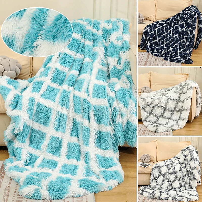 Long Plush Throw Blanket Comfortable Fluffy Blankets Double Layer Soft Woolen Blanket Multi-functional Printing Shaggy Shawl
Long Plush Throw Blanket Comfortable Fluffy Blankets Double Layer Soft Woolen Blanket Multi-functional Printing Shaggy Shawl
