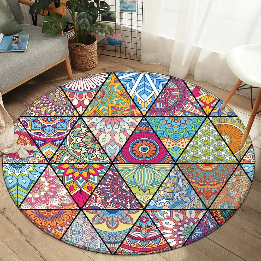 Non-slip Mandala Style Colorful Floral Pattern Rug Floor Mat Living Room Bathroom Flannel Living Room Bedroom Carpet Decor Rugs
Non-slip Mandala Style Colorful Floral Pattern Rug Floor Mat Living Room Bathroom Flannel Living Room Bedroom Carpet Decor Rugs