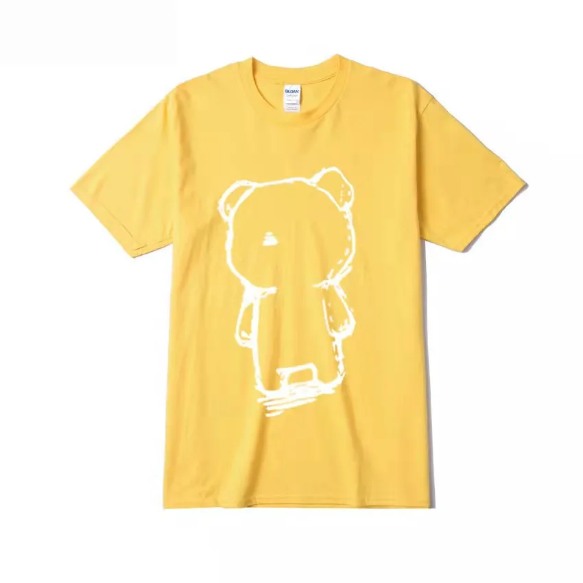 Summer women's trend solid color creative pattern letter printing casual round neck pullover T-shirt
Summer women's trend solid color creative pattern letter printing casual round neck pullover T-shirt