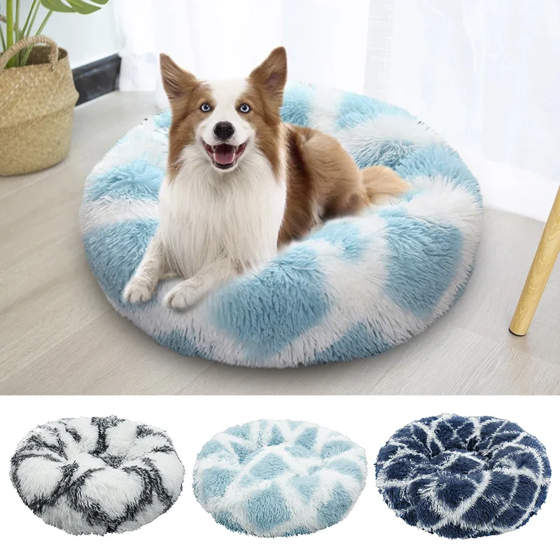 Plush Dog Bed Round Kennel Donut Bed Pet Mat Breathable Striped Winter Warm Pet Bed Cat Bed Cat and Dog Basket Pet Supplies
Plush Dog Bed Round Kennel Donut Bed Pet Mat Breathable Striped Winter Warm Pet Bed Cat Bed Cat and Dog Basket Pet Supplies