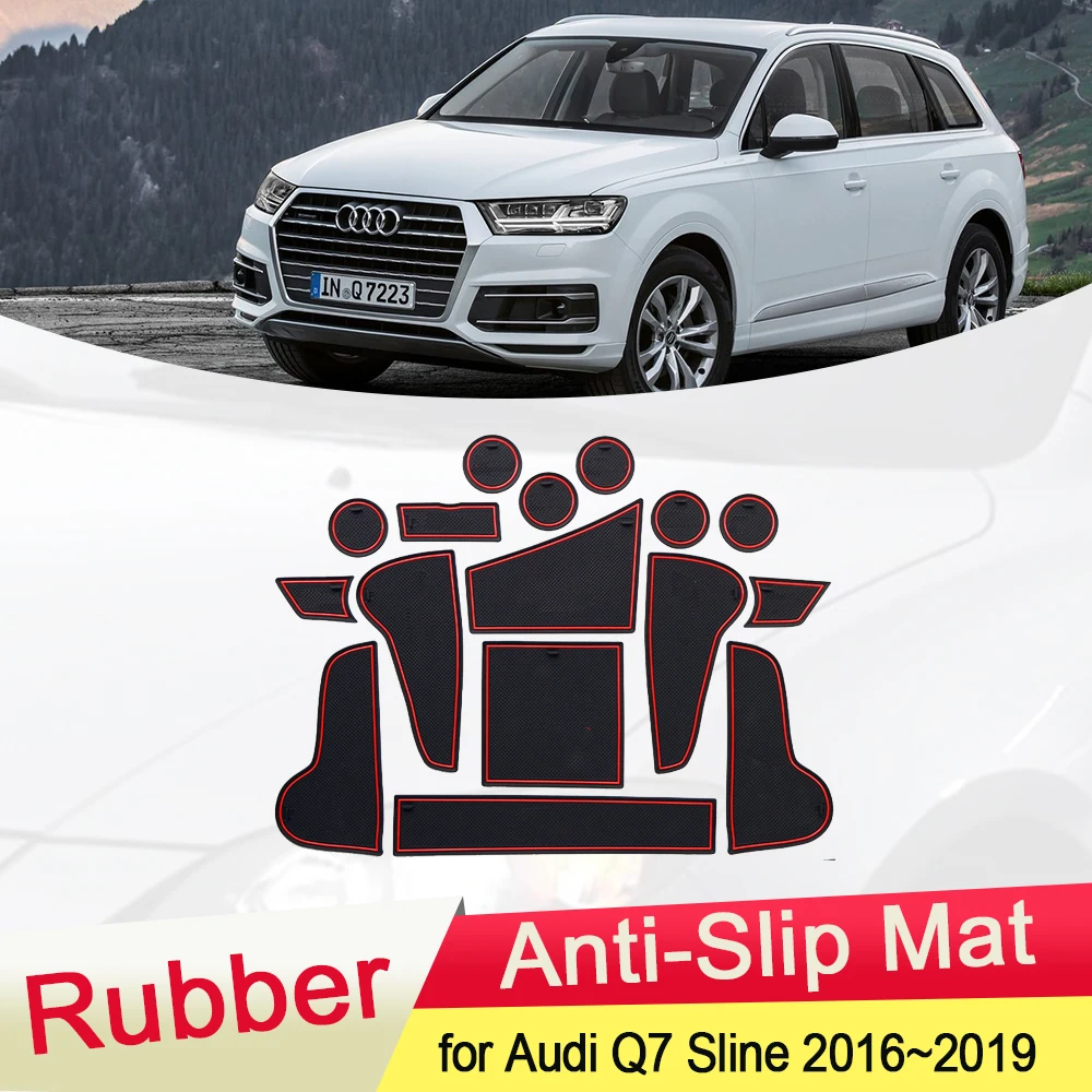 For Audi Q7 MK2 4M Sline S Line 2 2016 2017 2018 2019 Rubber Anti-slip Mat Door Groove Cup pad Gate slot Inter Car Accessories
For Audi Q7 MK2 4M Sline S Line 2 2016 2017 2018 2019 Rubber Anti-slip Mat Door Groove Cup pad Gate slot Inter Car Accessories