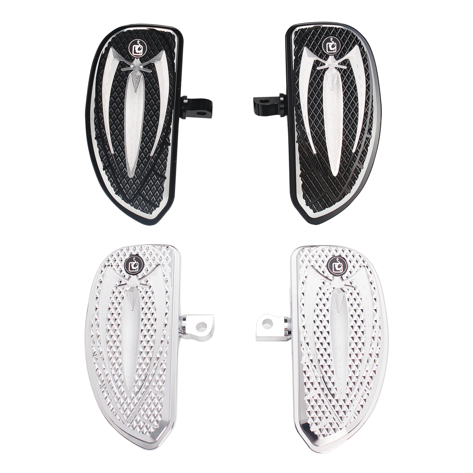 Foot Pegs Front Rear Male Mount Footrest Footboards For Harley-Davidson Most Models With Male Mount-Style Footpeg Supports
Foot Pegs Front Rear Male Mount Footrest Footboards For Harley-Davidson Most Models With Male Mount-Style Footpeg Supports