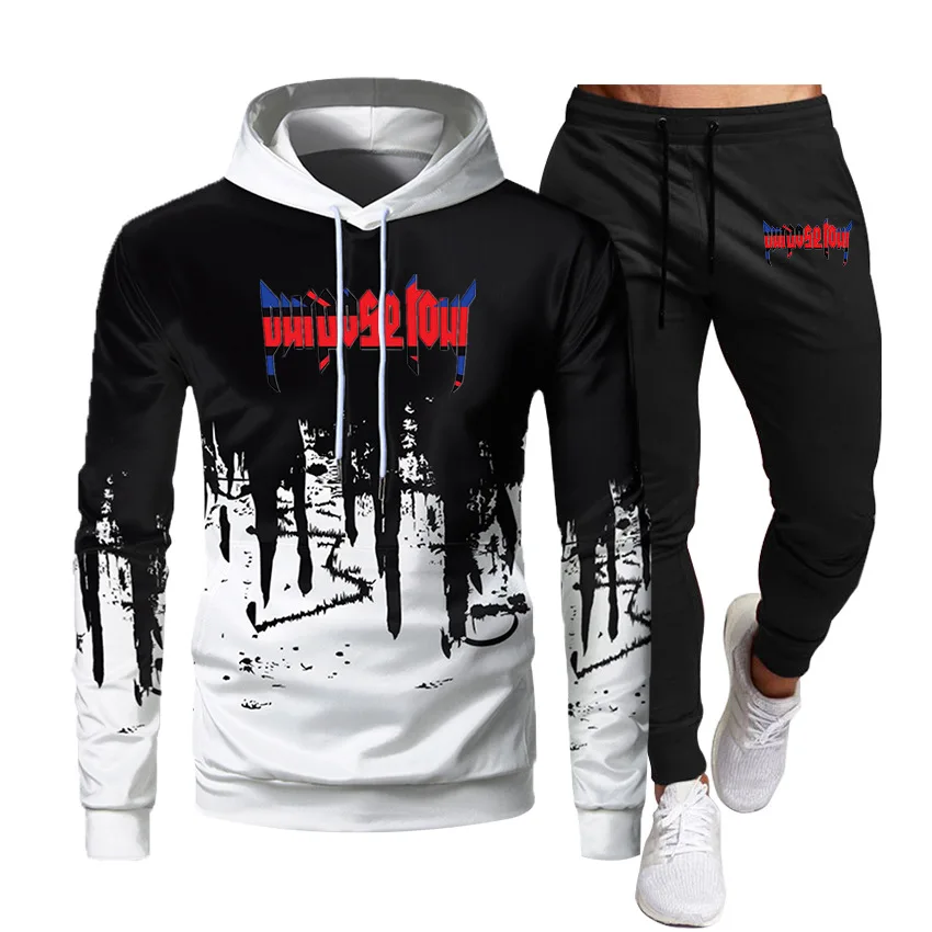 New Autumn Casual Fitness sportswear men hoodies sweatshirts 2 piece sets Anime letter printed Fashion hoody Harajuku Streetwear
New Autumn Casual Fitness sportswear men hoodies sweatshirts 2 piece sets Anime letter printed Fashion hoody Harajuku Streetwear