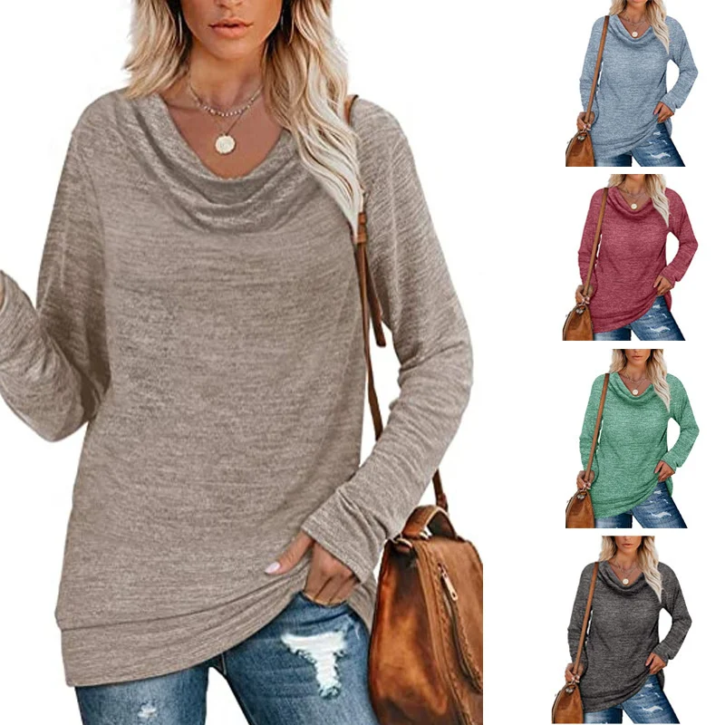 2021 Autumn And Winter New Women's Leisure Long Sleeve Shirt Women Pile Collar Top Loose Medium Length Sweater Camisas Mujer
2021 Autumn And Winter New Women's Leisure Long Sleeve Shirt Women Pile Collar Top Loose Medium Length Sweater Camisas Mujer
