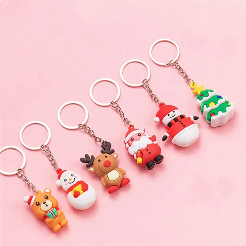 1pc Christmas Doll Keychain Pendant Soft Rubber Santa Claus Elk Snowman Xmas Tree Hanging Ornaments New Year Decoration Gift
1pc Christmas Doll Keychain Pendant Soft Rubber Santa Claus Elk Snowman Xmas Tree Hanging Ornaments New Year Decoration Gift