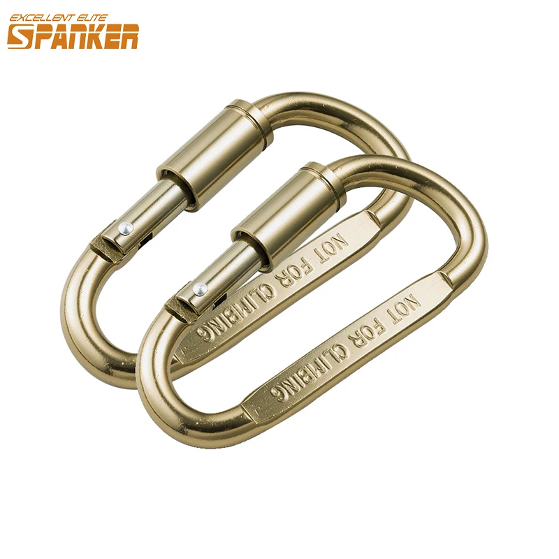 EXCELLENT ELITE SPANKER 2 pcs Aluminum Carabiner Clip D-Ring Strong and Lightweight EDC Keychain Clip for Camping Fishing Hiking
EXCELLENT ELITE SPANKER 2 pcs Aluminum Carabiner Clip D-Ring Strong and Lightweight EDC Keychain Clip for Camping Fishing Hiking