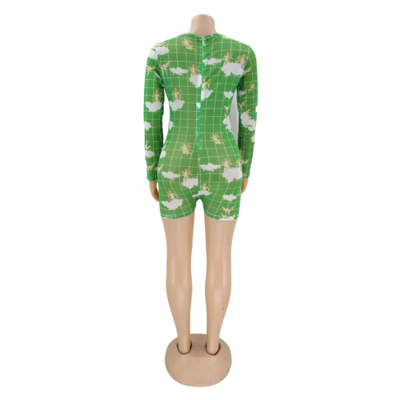 Mesh Hot Sexy Angel Plaid Print Rompers Women Hollow Out Long Sleeve Club Partywear Bodycon Playsuits Fashion Jumpsuit
Mesh Hot Sexy Angel Plaid Print Rompers Women Hollow Out Long Sleeve Club Partywear Bodycon Playsuits Fashion Jumpsuit