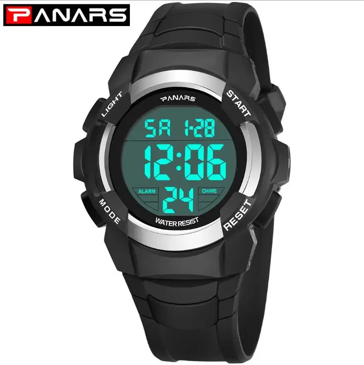 PANARS Watches Student 50M Waterproof Electronic LED Digital Watch Boy Outdoor Boys Sports Wrist Watches Stopwatch Montre Garcon
PANARS Watches Student 50M Waterproof Electronic LED Digital Watch Boy Outdoor Boys Sports Wrist Watches Stopwatch Montre Garcon