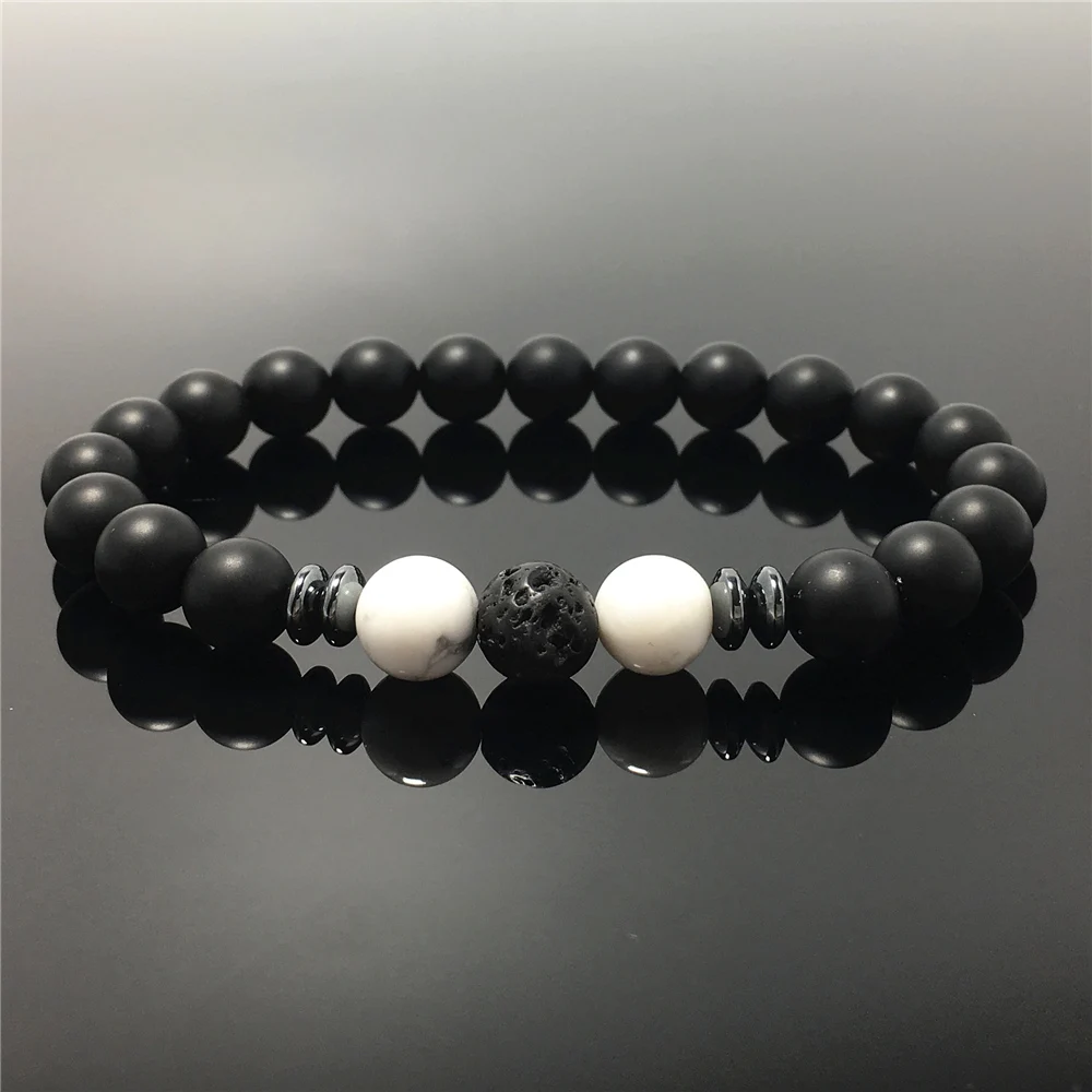 8mm Matte Onyx Beaded Natural Stone Healing Energy Bracelet for Women, Adjustable Elastic Bracelet for Men
8mm Matte Onyx Beaded Natural Stone Healing Energy Bracelet for Women, Adjustable Elastic Bracelet for Men