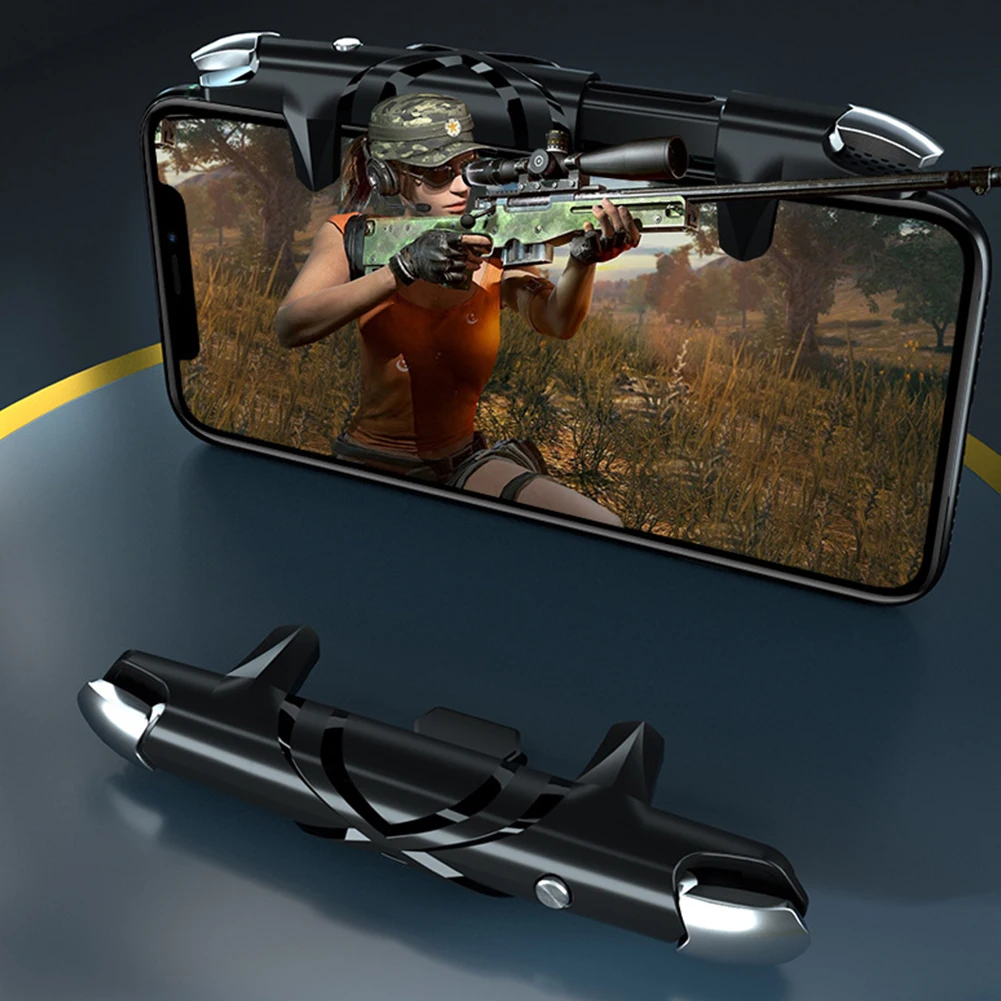 Игровой контроллер G5, геймпад, игровой триггер для стрельбы, джойстик, кнопка для PUBG, артефакт для мобильного PUBG
Игровой контроллер G5, геймпад, игровой триггер для стрельбы, джойстик, кнопка для PUBG, артефакт для мобильного PUBG