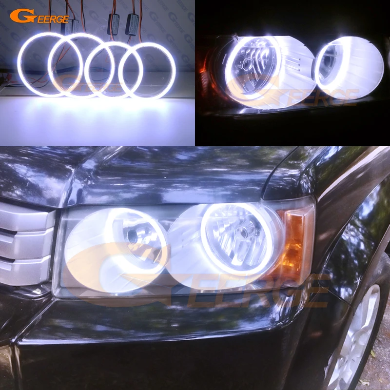 Для Honda Crossroad 2007 2008 2009 2010 отличный ультра яркий COB led angel eyes kit halo Ring|Фара для авто в