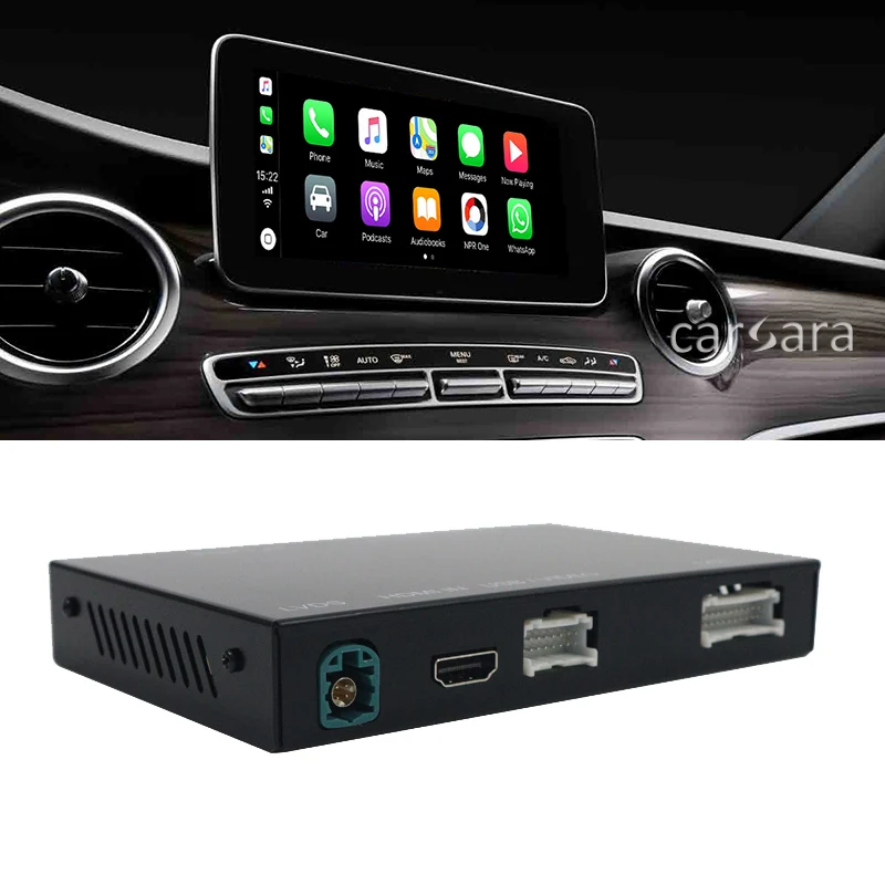 V класс W447 завод NTG5 Радио экран дополнительный беспроводной apple carplay интерфейс