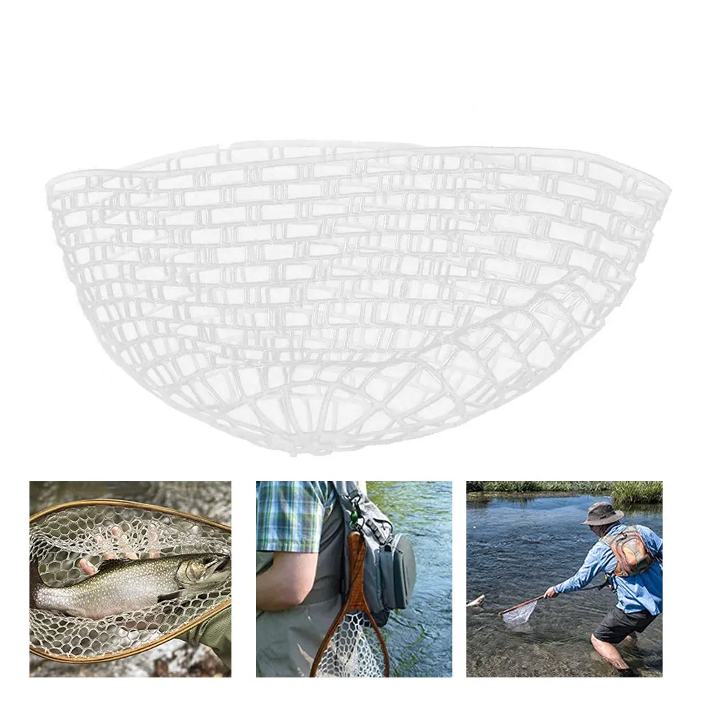 Fly Fishing Net Transparent Rubber Replacement Bag Does Not Hurt Fish And Does Not Scrape Net Soft Net Bag Fishing Accessories
Fly Fishing Net Transparent Rubber Replacement Bag Does Not Hurt Fish And Does Not Scrape Net Soft Net Bag Fishing Accessories