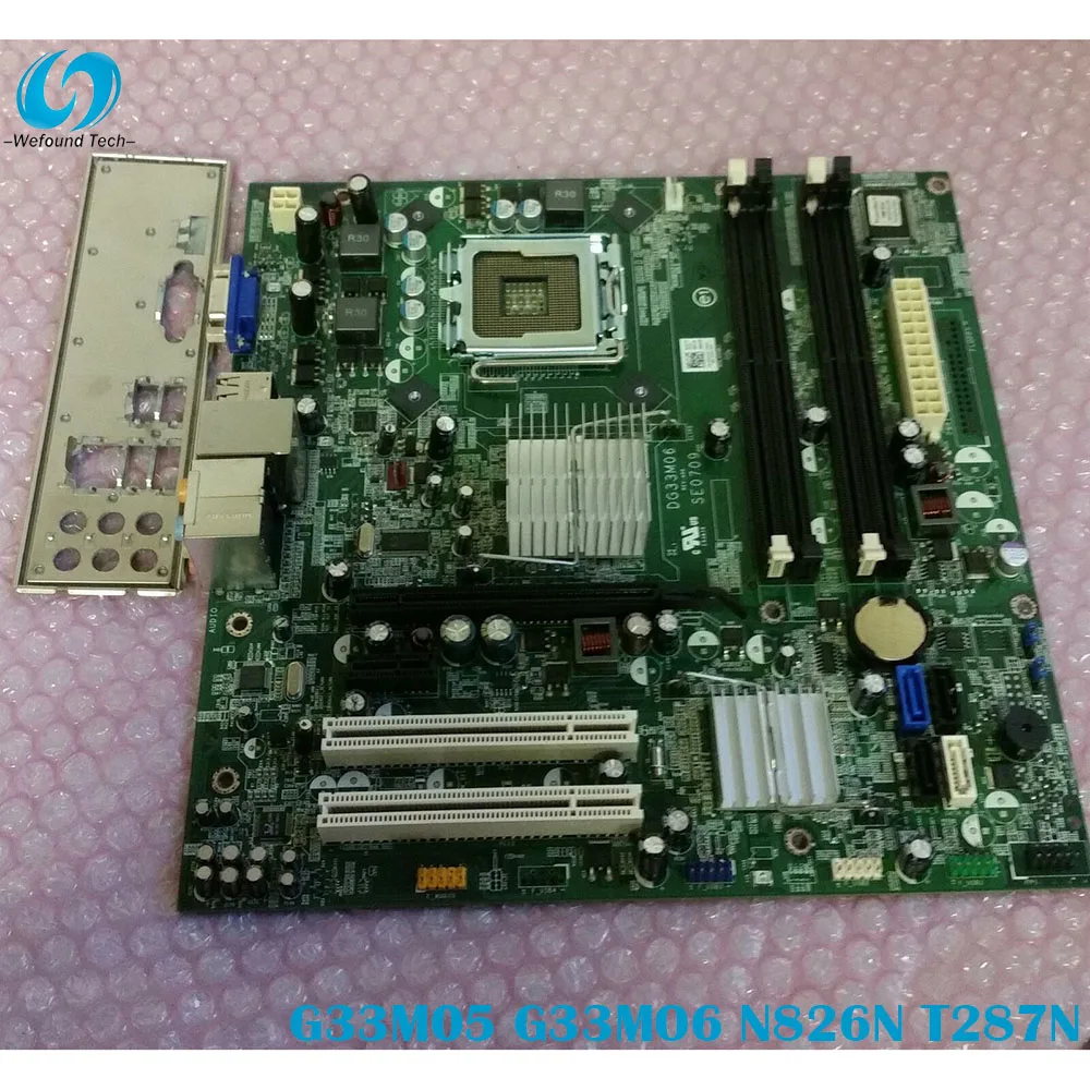100% Working Desktop Motherboard For Dell 545 545S G33M05 G33M06 N826N T287N System Board Fully Tested
100% Working Desktop Motherboard For Dell 545 545S G33M05 G33M06 N826N T287N System Board Fully Tested