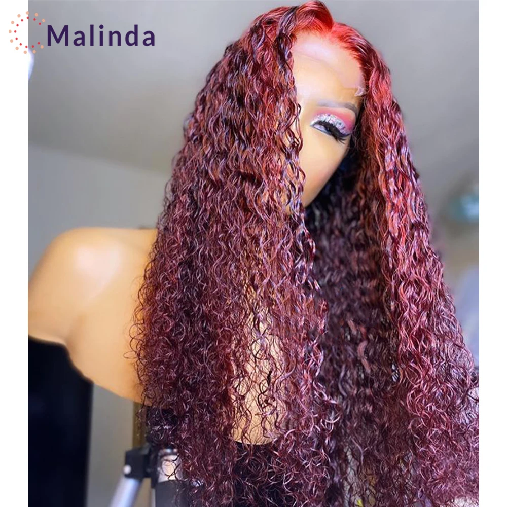 13x6 Curly Lace Front With Human Hair 99J 180 Density Transparent Lace Human Hair Wigs Burgundy Wig Baby Hair For Black Women
13x6 Curly Lace Front With Human Hair 99J 180 Density Transparent Lace Human Hair Wigs Burgundy Wig Baby Hair For Black Women