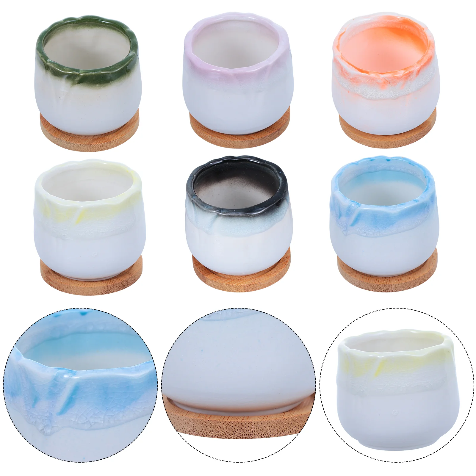 1 Set Ceramic Pots Small Fleshy Pots Flower Pots Garden Decoration Outdoor Decor
1 Set Ceramic Pots Small Fleshy Pots Flower Pots Garden Decoration Outdoor Decor