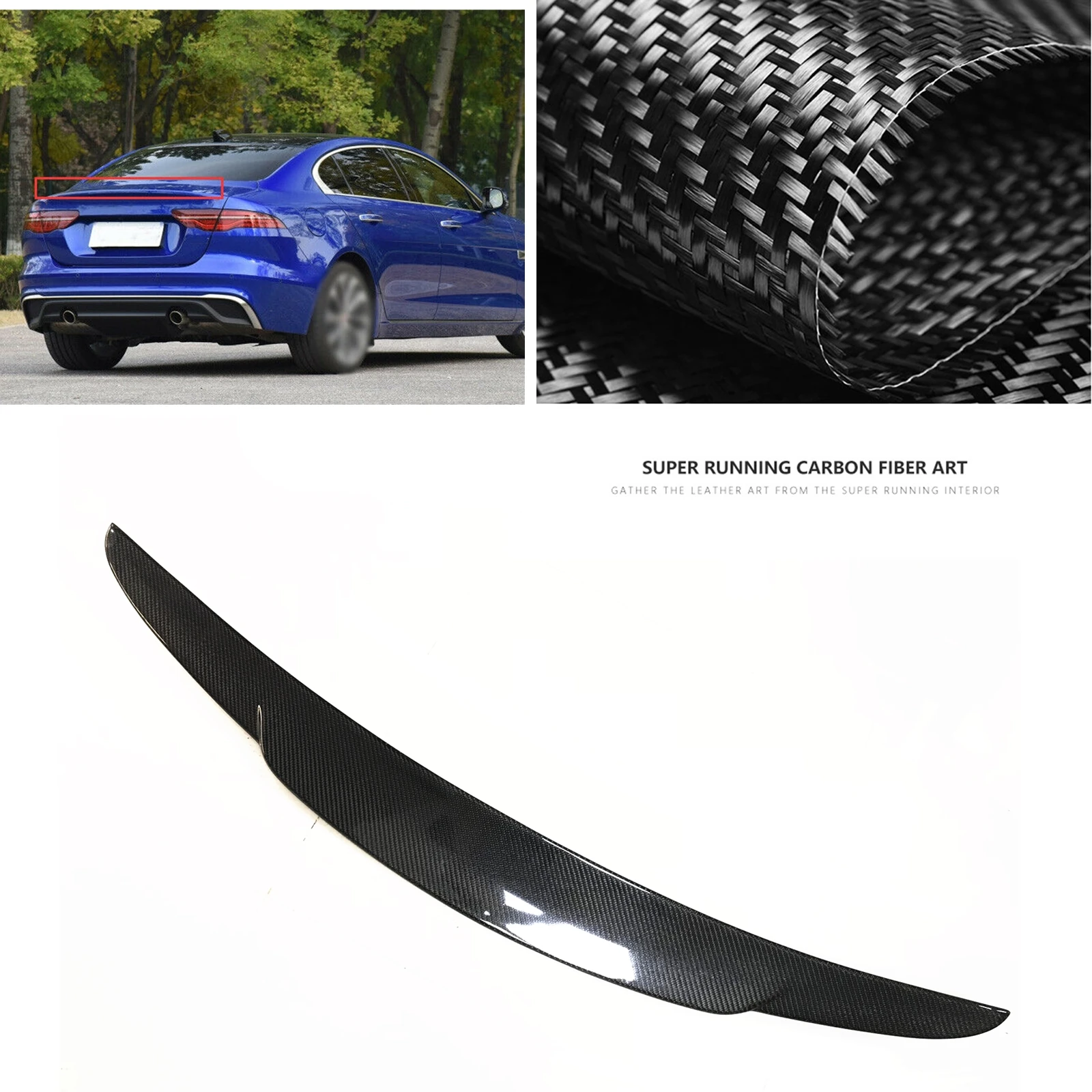 For Jaguar XE 2020 Trunk Rear Spoiler Wing Real Carbon Fiber Car Tailgate Flap Decklid Lid Trim Roof Splitter Lip Auto Body Kit
For Jaguar XE 2020 Trunk Rear Spoiler Wing Real Carbon Fiber Car Tailgate Flap Decklid Lid Trim Roof Splitter Lip Auto Body Kit