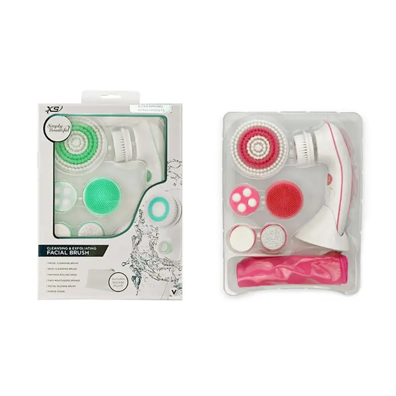 Pore Cleaner Electric Face Wash Beauty Instrument Washing Machine 6-in-one Cleansing Brush
Pore Cleaner Electric Face Wash Beauty Instrument Washing Machine 6-in-one Cleansing Brush