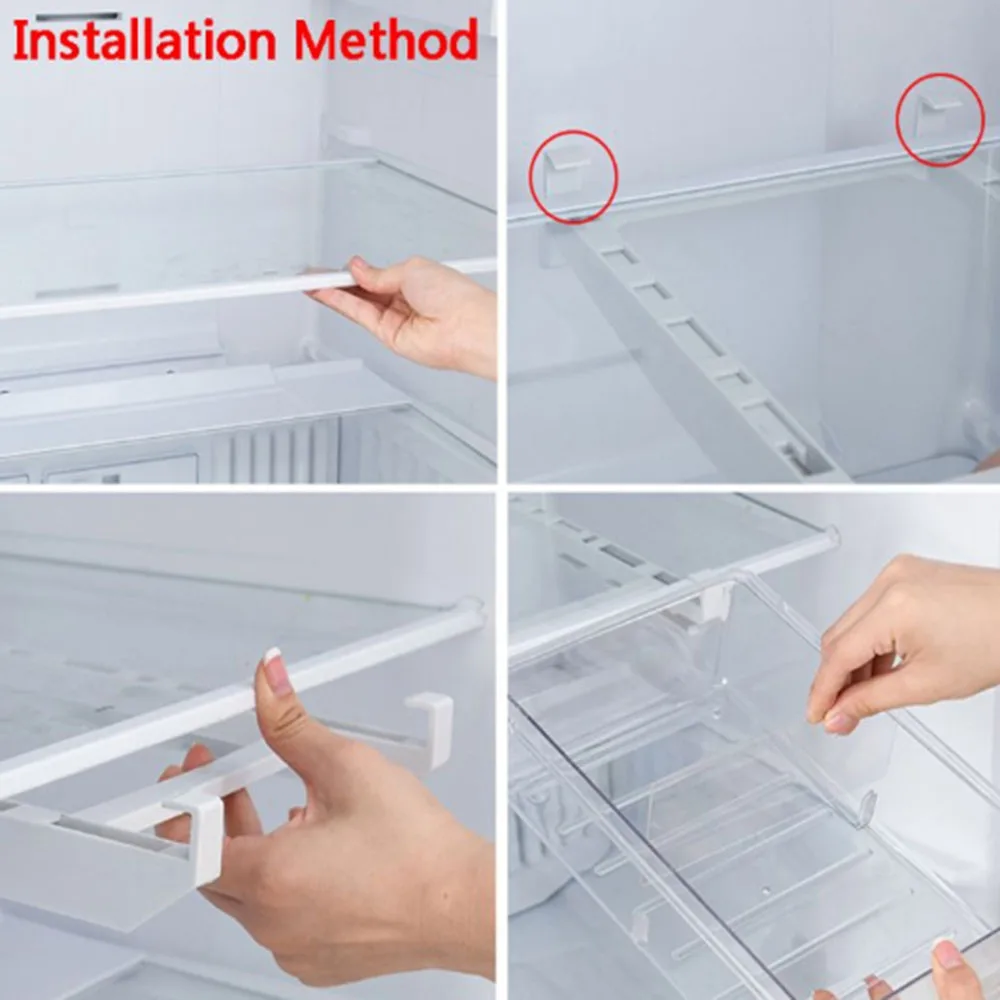 Transparent Plastic Organizer Kitchen Fridge Freezer Food Storage Box Refrigerator Slide Drawers Partition Container Crisper
Transparent Plastic Organizer Kitchen Fridge Freezer Food Storage Box Refrigerator Slide Drawers Partition Container Crisper