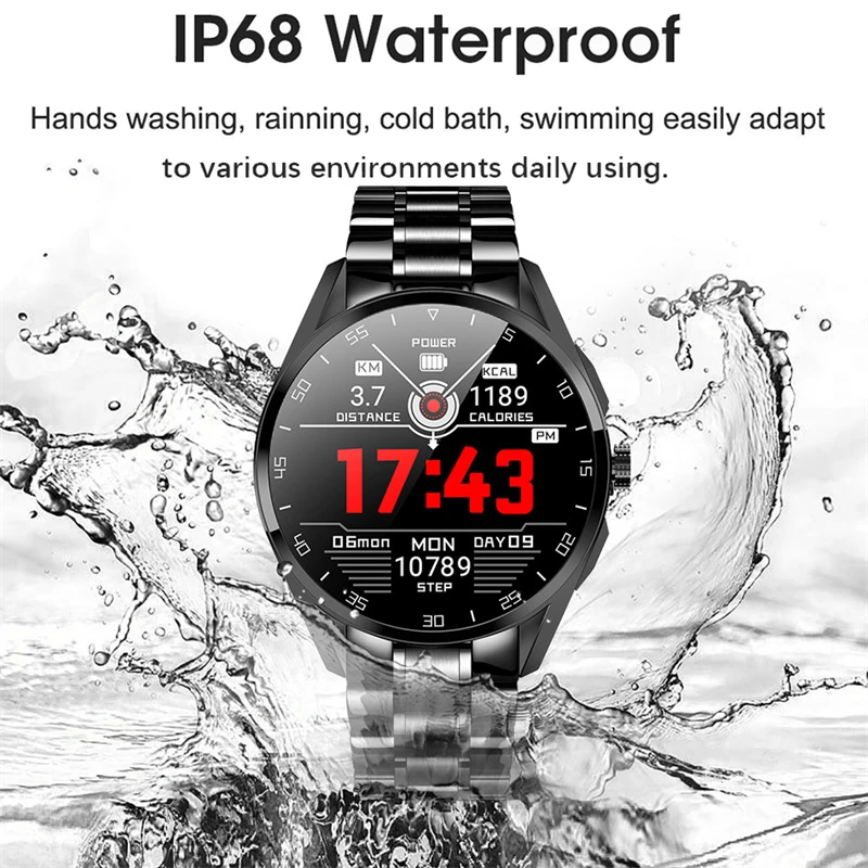 LIGE 2021 New Men Smart Watch Bluetooth Call Watch IP68 Waterproof Sports Fitness Watch For Android IOS Smart Watch Men 2021+Box
LIGE 2021 New Men Smart Watch Bluetooth Call Watch IP68 Waterproof Sports Fitness Watch For Android IOS Smart Watch Men 2021+Box