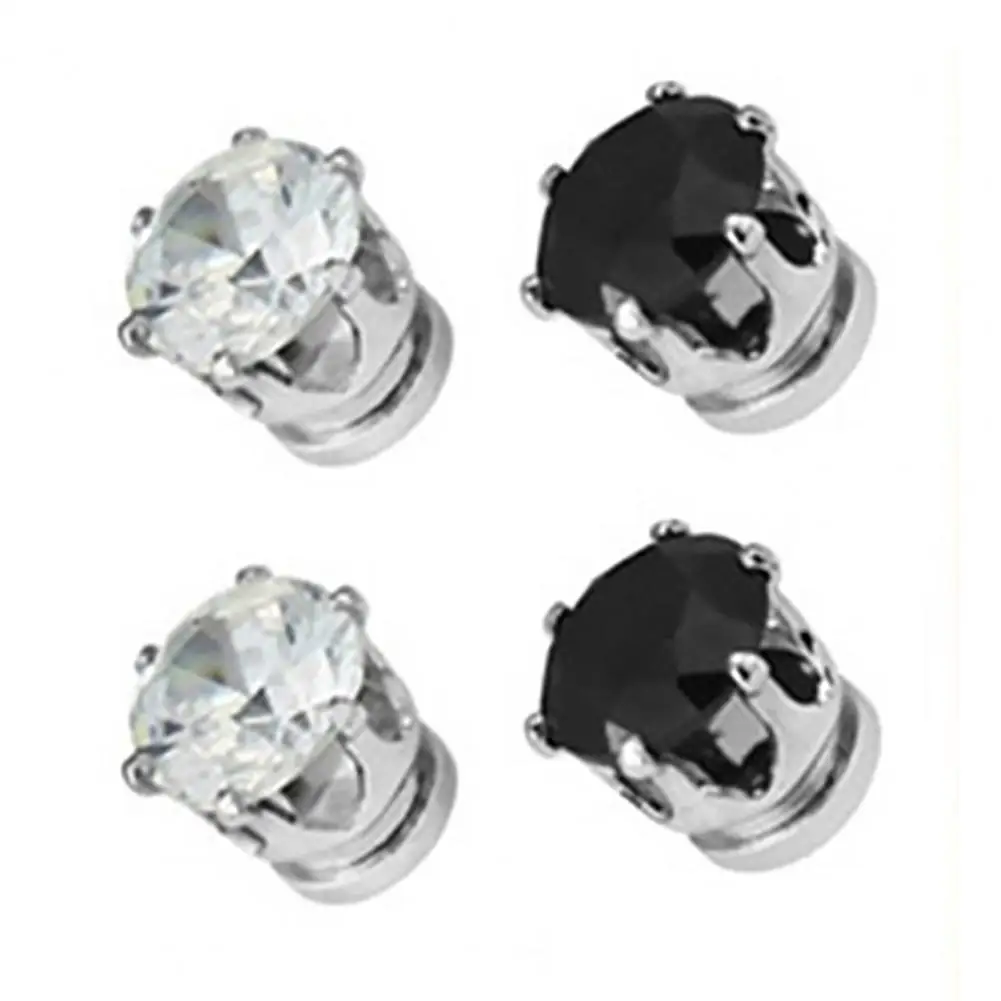 Hot Sales 1 Pair Unisex Cubic Zirconia Magnet Clip No Piercing Earrings Jewelry for Wedding
Hot Sales 1 Pair Unisex Cubic Zirconia Magnet Clip No Piercing Earrings Jewelry for Wedding