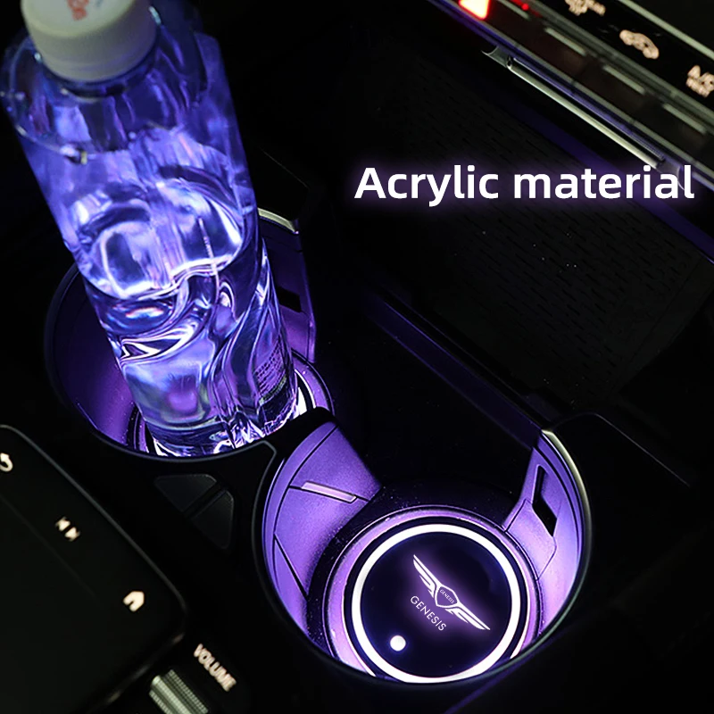 Car LED Coaster 7 Color Luminous Light Mat Car Interior Atmosphere Decoration Lamp For Hyundai Genesis Coupe G80 G70 G90 GV70 80
Car LED Coaster 7 Color Luminous Light Mat Car Interior Atmosphere Decoration Lamp For Hyundai Genesis Coupe G80 G70 G90 GV70 80