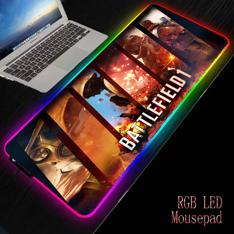 Mairuige Battlefield RGB Large Gaming Color Lighting Mouse Pad Led Extended Mousepad Rubber Base Computer Keyboard Desk Mat
Mairuige Battlefield RGB Large Gaming Color Lighting Mouse Pad Led Extended Mousepad Rubber Base Computer Keyboard Desk Mat