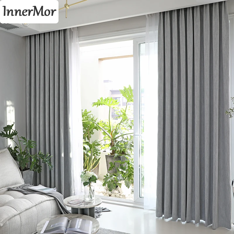 Innermor Blackout Curtains For bedroom soft Solid thermal curtains for living room Home Decor Curtain for kitchen Customized
Innermor Blackout Curtains For bedroom soft Solid thermal curtains for living room Home Decor Curtain for kitchen Customized
