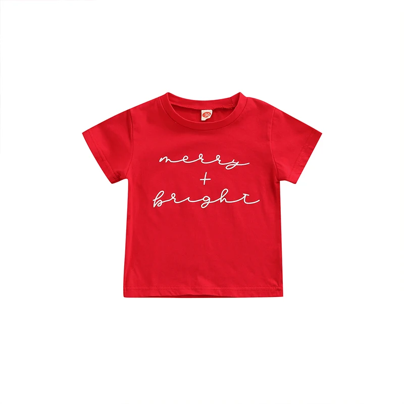 Pudcoco 1-5Y T-Shirt Summer Letter Print Christmas Toddler Kids Red Round Neck Short Sleeve Casual Fashion Basic Pullover Tops
Pudcoco 1-5Y T-Shirt Summer Letter Print Christmas Toddler Kids Red Round Neck Short Sleeve Casual Fashion Basic Pullover Tops