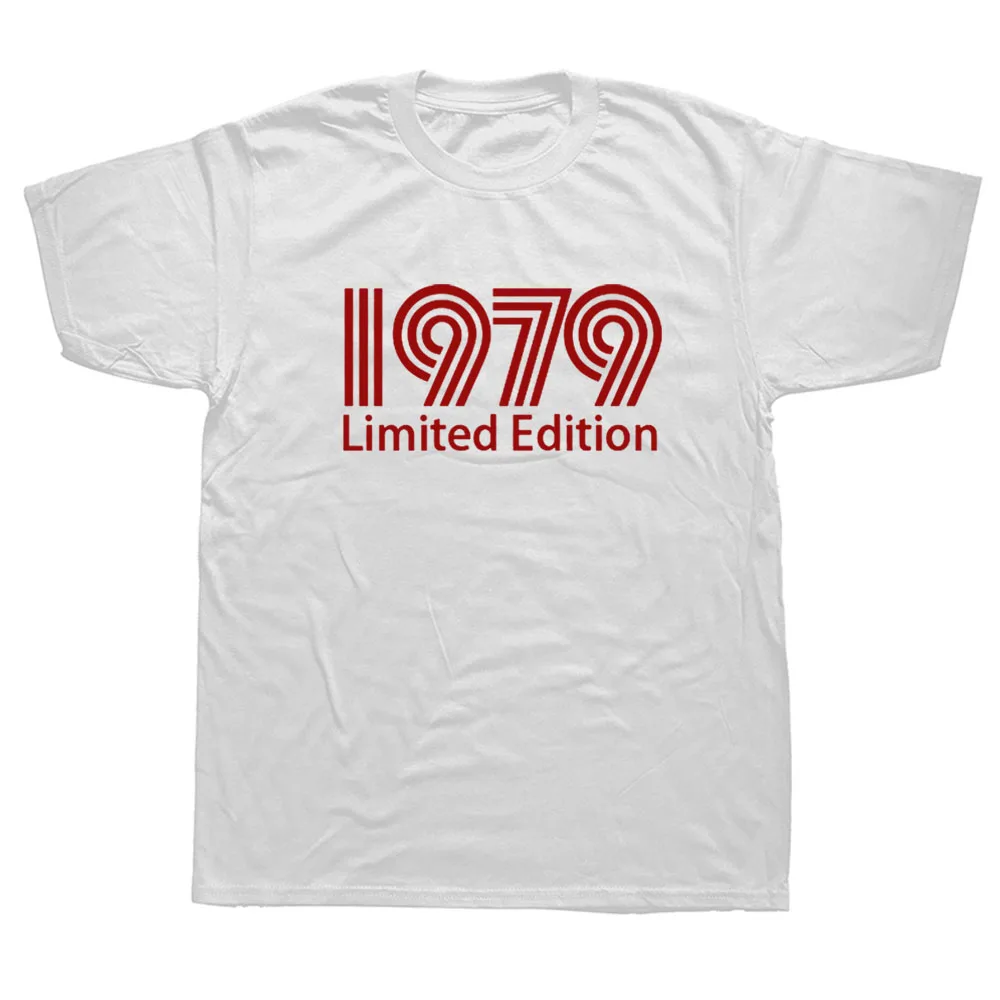 1979 Limited Edition Funny 41th Birthday Graphic T-Shirt Mens Summer Style Fashion Short Sleeves Oversized Streetwear T Shirts
1979 Limited Edition Funny 41th Birthday Graphic T-Shirt Mens Summer Style Fashion Short Sleeves Oversized Streetwear T Shirts