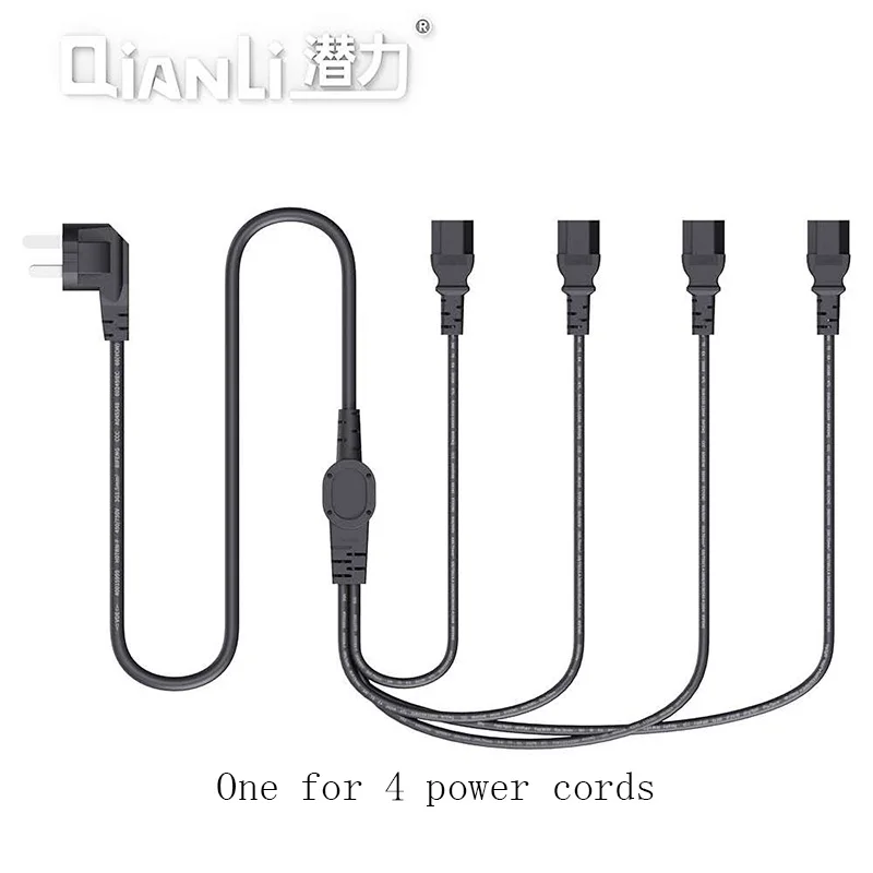 QIANLI computer charging cable pure copper rubber 4 in 1 power cord extension cord Universal For Computer Laptop Power Cord
QIANLI computer charging cable pure copper rubber 4 in 1 power cord extension cord Universal For Computer Laptop Power Cord