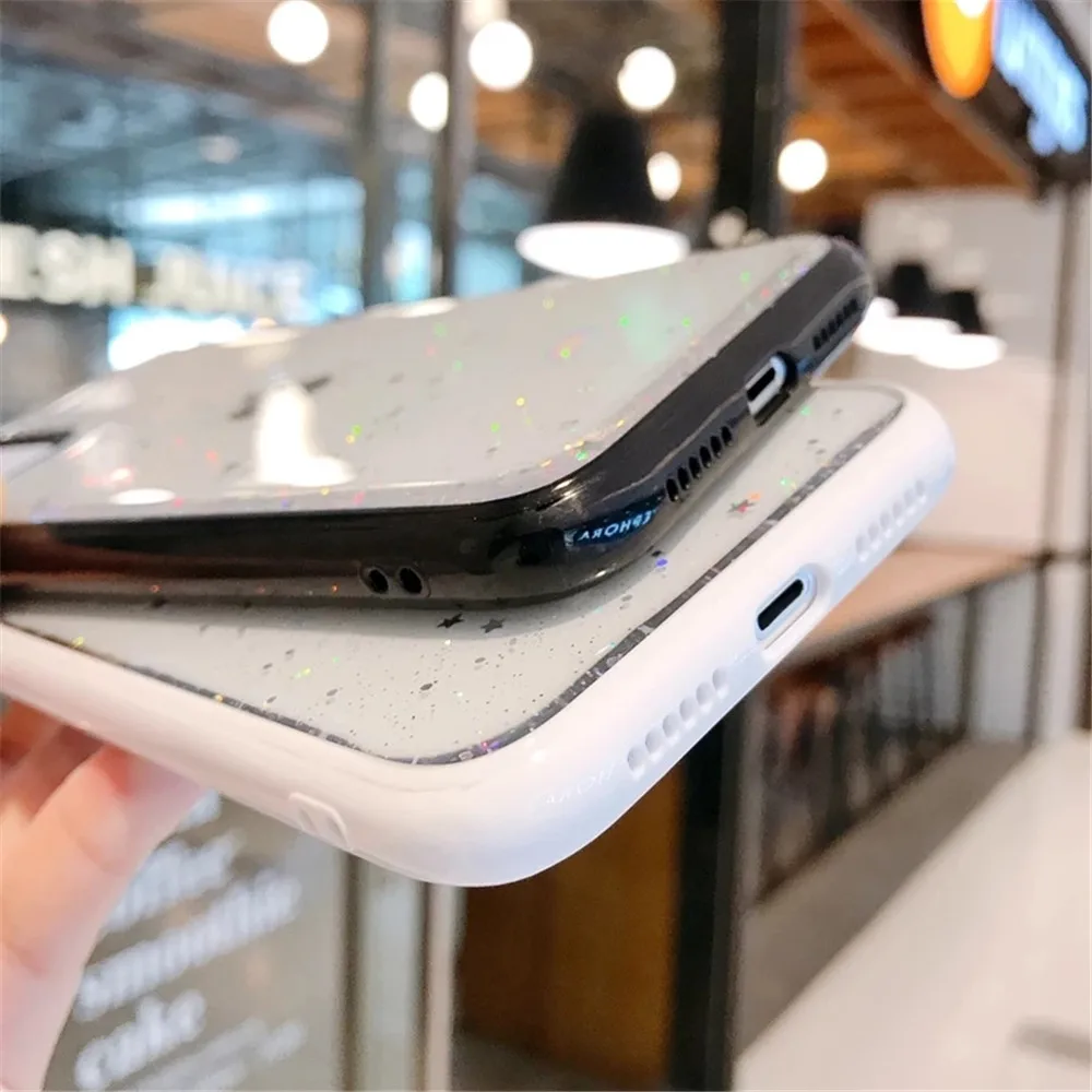 Candy Color Clear Glitter Star Phone Case For iPhone 11 Pro Max 12 Mini Pro Max 7 8 Plus X XR XS Max SE 2020 Soft TPU Back Cover
Candy Color Clear Glitter Star Phone Case For iPhone 11 Pro Max 12 Mini Pro Max 7 8 Plus X XR XS Max SE 2020 Soft TPU Back Cover
