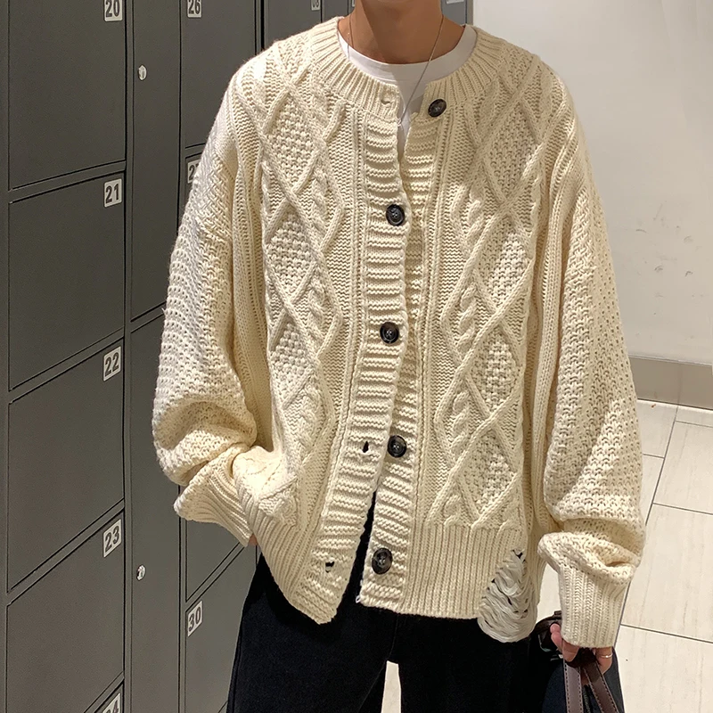 Autumn Winter Cardigan Sweater Men Warm Fashion Retro Sweater Coat Men Korean Oversized Long-sleeved Sweater Men Jumper Clothes
Autumn Winter Cardigan Sweater Men Warm Fashion Retro Sweater Coat Men Korean Oversized Long-sleeved Sweater Men Jumper Clothes