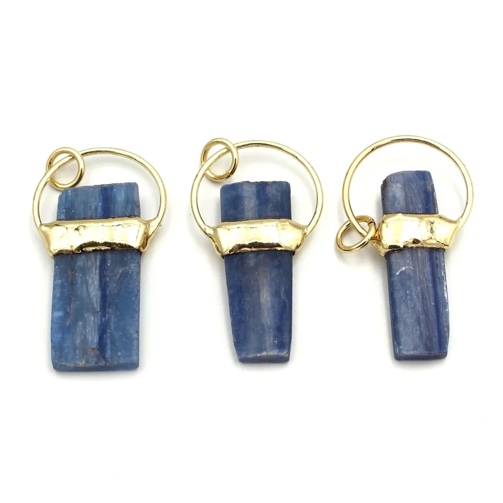 5pcs Rectangle Natural Kyanite Stone Pendant Blue Stone Irregular Healing Stone Charms Gold Plated DIY Jewelry Making
5pcs Rectangle Natural Kyanite Stone Pendant Blue Stone Irregular Healing Stone Charms Gold Plated DIY Jewelry Making