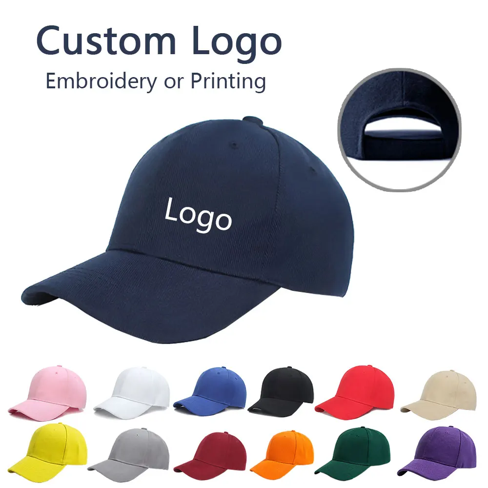 Custom Embroidered Hats Or Printed Hats Custom Logo Top Quality Baseball Caps For Men Solid Color Casual Caps For Women
Custom Embroidered Hats Or Printed Hats Custom Logo Top Quality Baseball Caps For Men Solid Color Casual Caps For Women