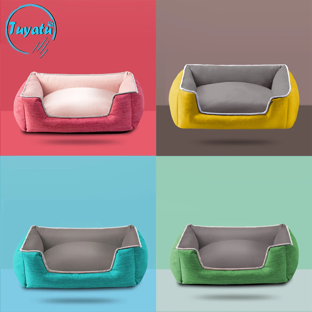 Colorful Dog Bed for Large Small Dogs Pet Winter Warm Cotton Soft Dog Bed Sofa House Fluffy Solid Dog Beds Mat Accessories
Colorful Dog Bed for Large Small Dogs Pet Winter Warm Cotton Soft Dog Bed Sofa House Fluffy Solid Dog Beds Mat Accessories