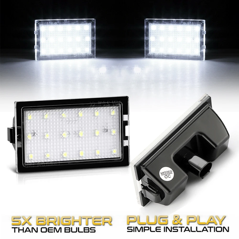 2Pcs Error Free 6000K LED License Number Plate Light Lamps For Land Rover Discovery 3 4 / Range Rover Sport L320 / Freelander 2
2Pcs Error Free 6000K LED License Number Plate Light Lamps For Land Rover Discovery 3 4 / Range Rover Sport L320 / Freelander 2