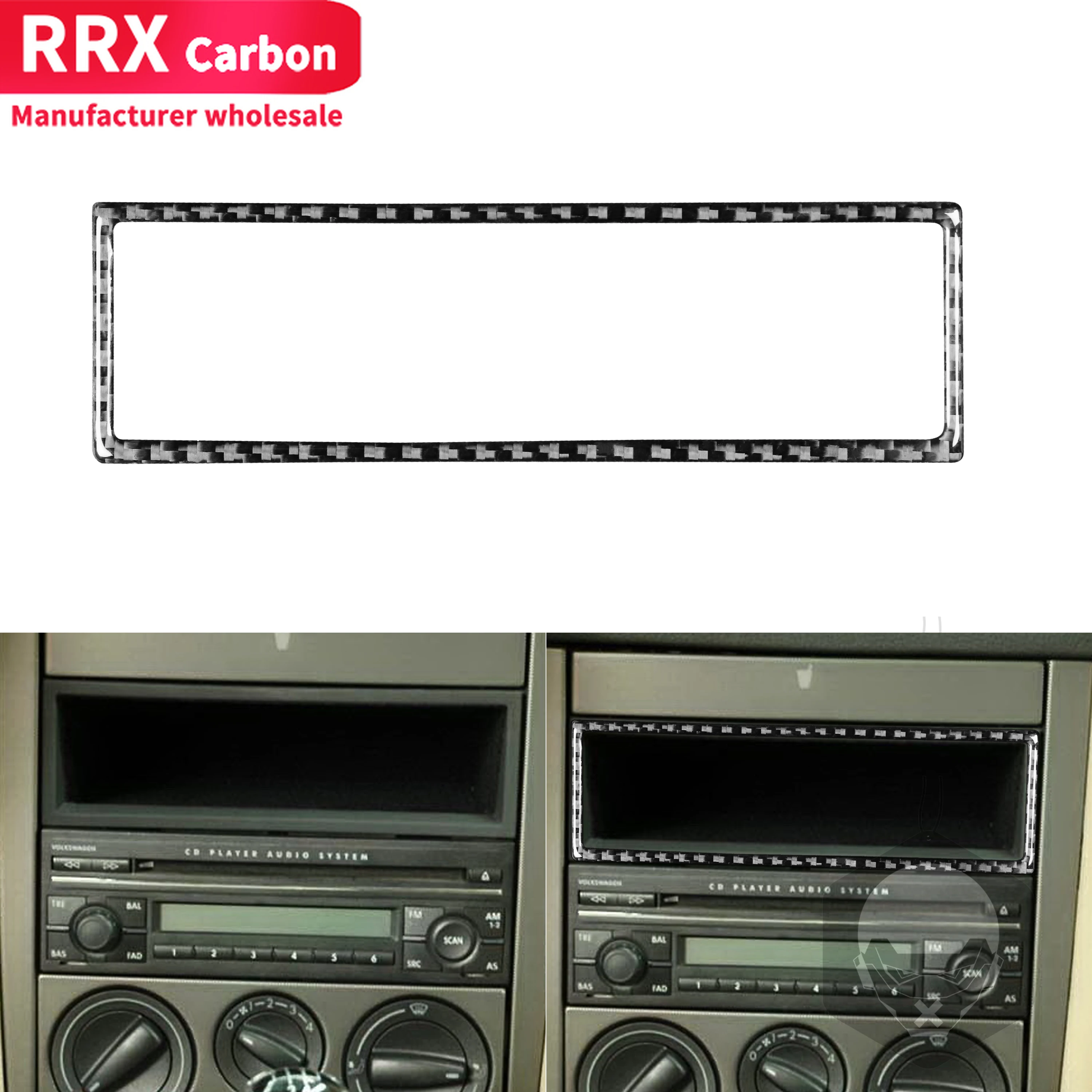 RRX Car Carbon Fiber Interior CD Panel Storage Frame Cover Trim Sticker For Golf 4 Jetta Bora MK4 R32 GTI 1999-2004 Accessories
RRX Car Carbon Fiber Interior CD Panel Storage Frame Cover Trim Sticker For Golf 4 Jetta Bora MK4 R32 GTI 1999-2004 Accessories