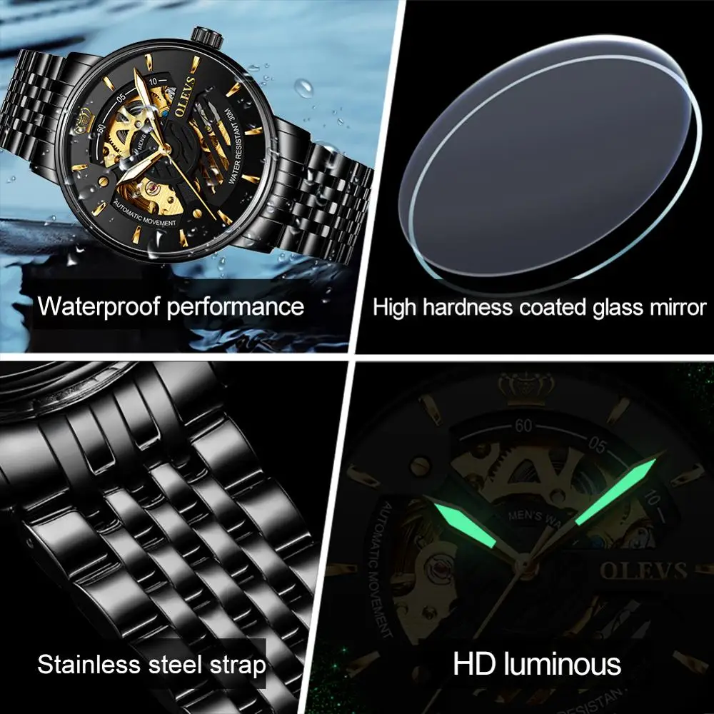 OLEVS Fashion Automatic Mechanical Men Watch Japan Movement Top Brand Casual Luxury Dress Business Wrist watch Relojes de hombre
OLEVS Fashion Automatic Mechanical Men Watch Japan Movement Top Brand Casual Luxury Dress Business Wrist watch Relojes de hombre