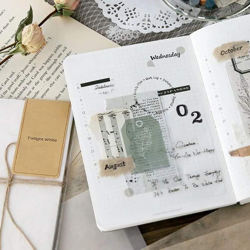 30PCS Vintage Style Scrapbook Decoration Paper Journal Material Tissue Paper DIY Crafts Bookmark Floral Collage Special Paper
30PCS Vintage Style Scrapbook Decoration Paper Journal Material Tissue Paper DIY Crafts Bookmark Floral Collage Special Paper