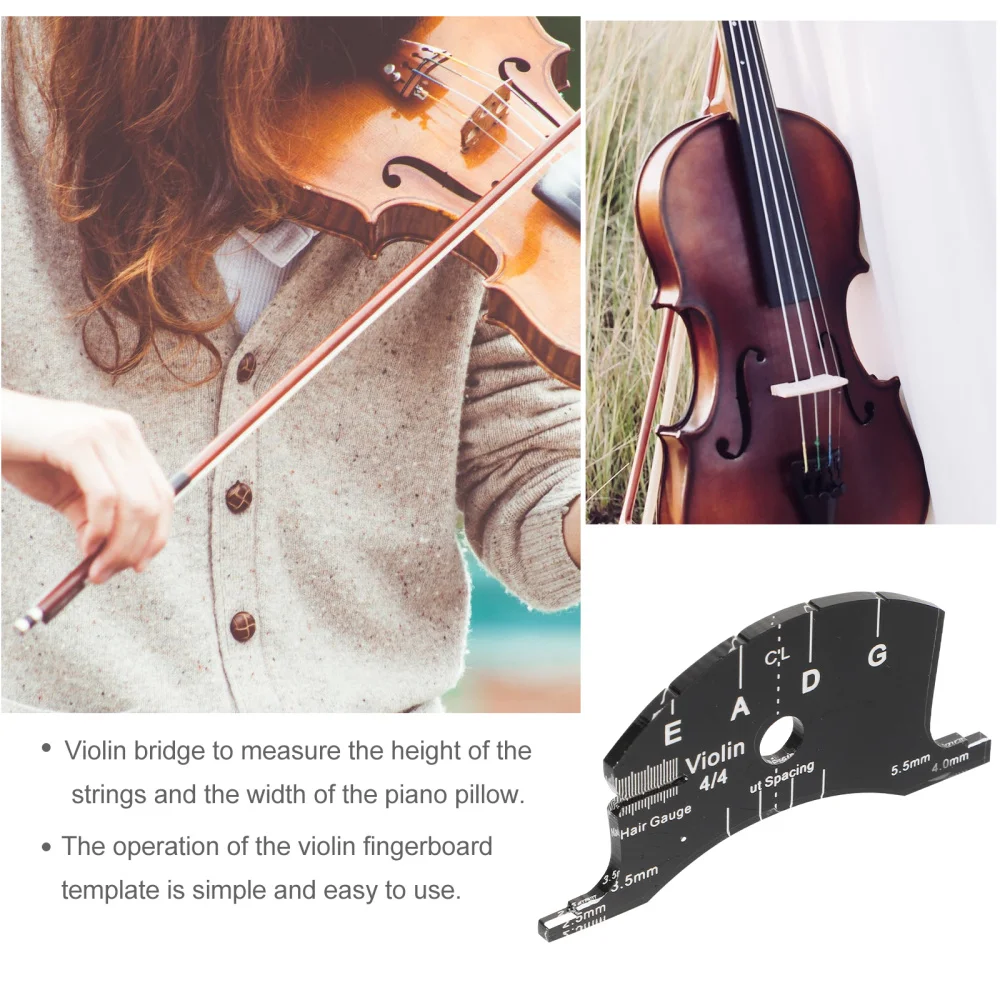 1Pc Practical Violin Bridge Practical Violin Part Useful Violin Accessory Black 
1Pc Practical Violin Bridge Practical Violin Part Useful Violin Accessory Black