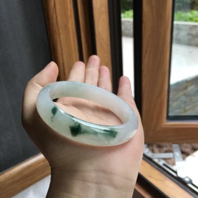Burma jade and dark blue flower 54-62mm bracelet, exquisite princess jewelry, jade, gift for mother to girlfriend
Burma jade and dark blue flower 54-62mm bracelet, exquisite princess jewelry, jade, gift for mother to girlfriend