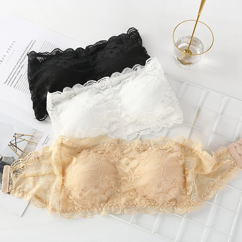Women Push Up Strapless Lace Bra Top Sexy Wireless Bralette Full Cup Padded Gather Seamless Lingerie Invisible Underwear
Women Push Up Strapless Lace Bra Top Sexy Wireless Bralette Full Cup Padded Gather Seamless Lingerie Invisible Underwear