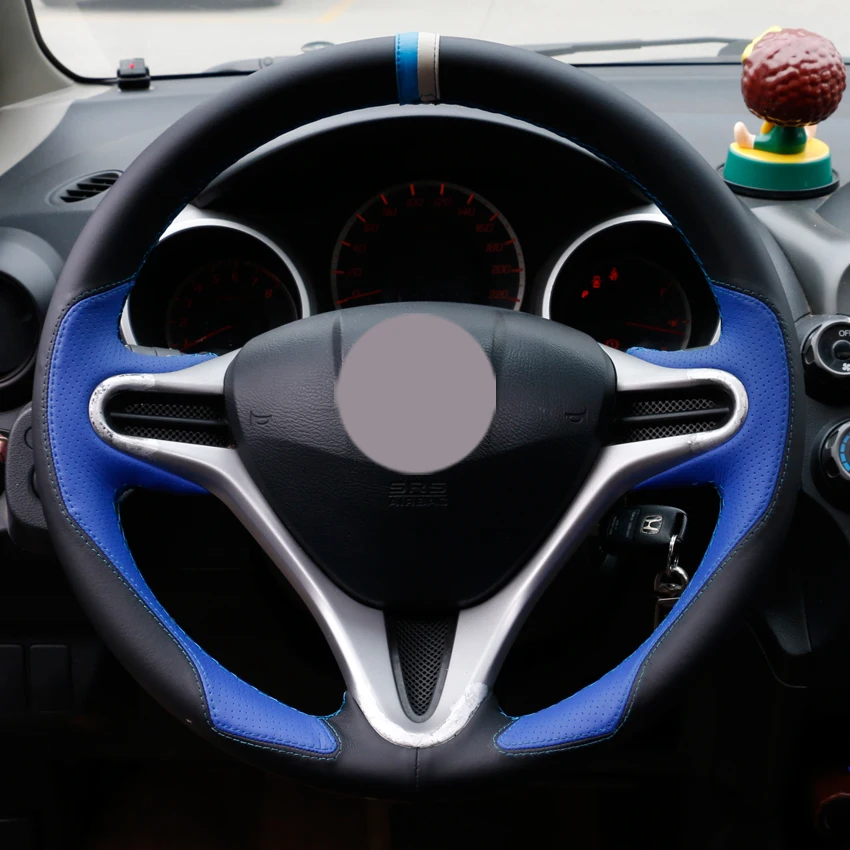 Черные кожаные чехлы рулевого колеса автомобиля для Honda Fit 2009-2013 города джаза Авто Чехлы для рулевого колеса
Черные кожаные чехлы рулевого колеса автомобиля для Honda Fit 2009-2013 города джаза Авто Чехлы для рулевого колеса