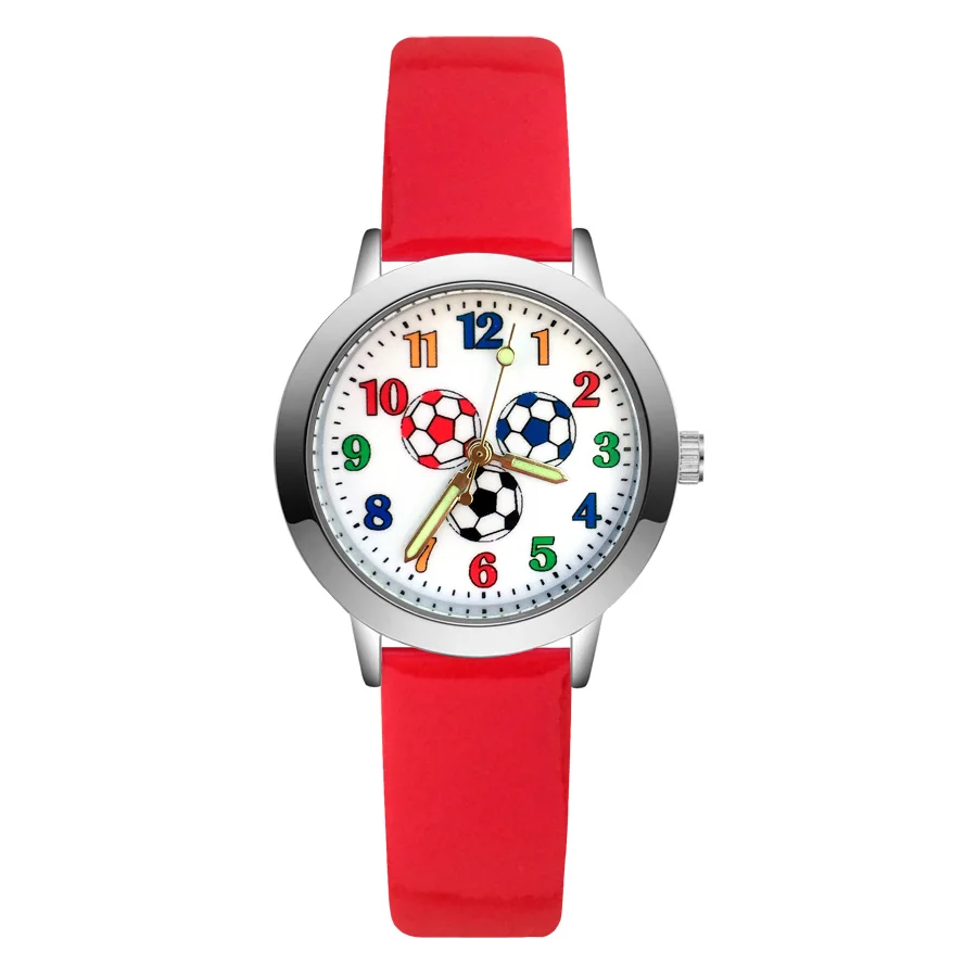 Fashion Cartoon Cute Football Style Children's Watches Kids Student Girls Quartz Leather Wrist Watch JA176
Fashion Cartoon Cute Football Style Children's Watches Kids Student Girls Quartz Leather Wrist Watch JA176