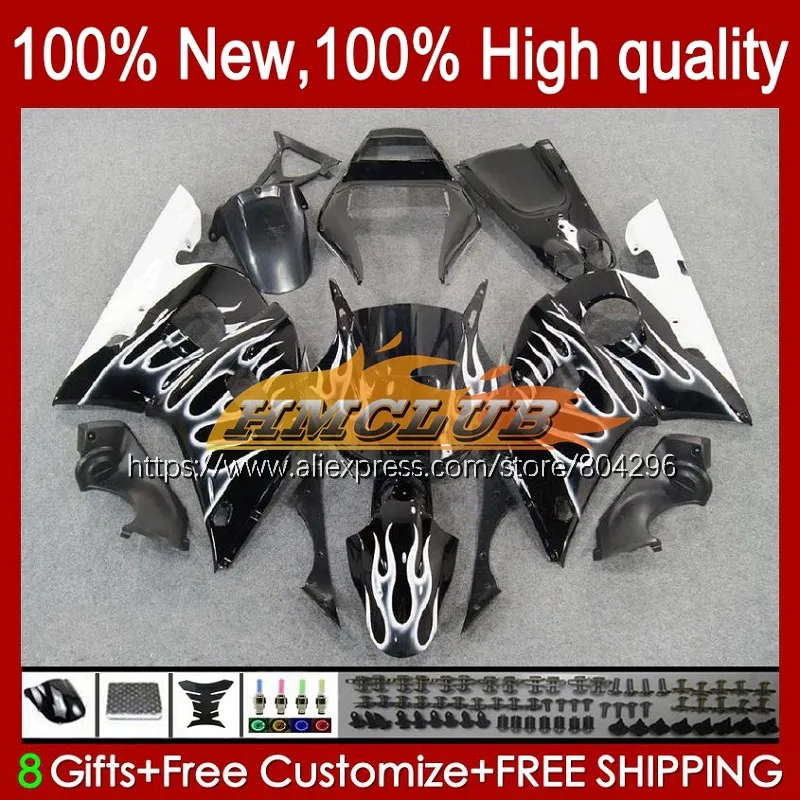 Корпус для YAMAHA YZF-600 YZF-R6 Белый Пламя YZFR6 98 99 2000 2001 2002 56No.52 YZF600 YZF R6 R 6 600 1998 1999 00 01 02 обтекателя
Корпус для YAMAHA YZF-600 YZF-R6 Белый Пламя YZFR6 98 99 2000 2001 2002 56No.52 YZF600 YZF R6 R 6 600 1998 1999 00 01 02 обтекателя