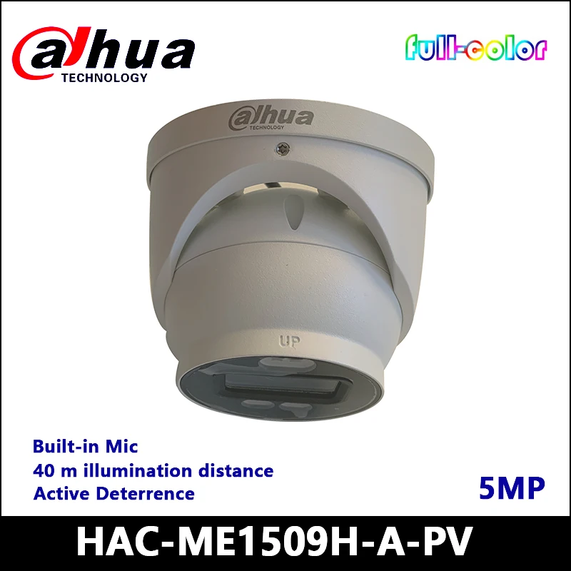 Dahua 5MP HDCVI полноцветное активное сдерживание фиксированное зрительное яблоко камера HAC-ME1509H-A-PV Встроенный микрофон 40 м расстояние освещения
Dahua 5MP HDCVI полноцветное активное сдерживание фиксированное зрительное яблоко камера HAC-ME1509H-A-PV Встроенный микрофон 40 м расстояние освещения